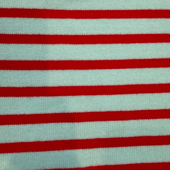 SOLD Addison Bay Knit Cypress Active Sweater In Mint/Poppy Stripe NWOT Size XS - Picture 10 of 11